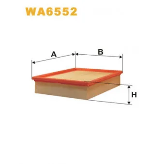WIX FILTERS WA6552 - Filtre à air