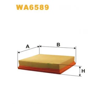WIX FILTERS WA6589 - Filtre à air