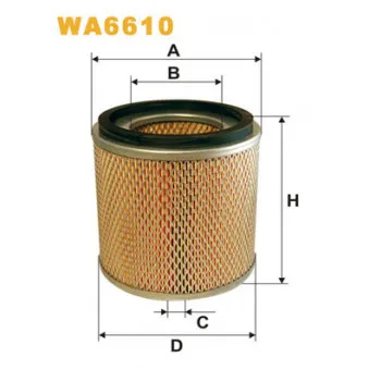 WIX FILTERS WA6610 - Filtre à air