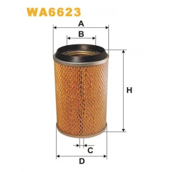 Filtre à air WIX FILTERS OEM 0192057