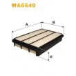 WIX FILTERS WA6640 - Filtre à air