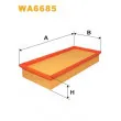 WIX FILTERS WA6685 - Filtre à air