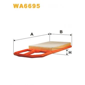 WIX FILTERS WA6695 - Filtre à air