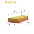 WIX FILTERS WA6705 - Filtre à air