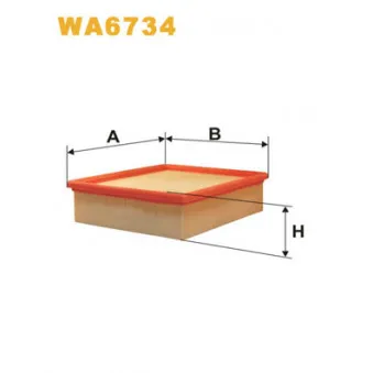 WIX FILTERS WA6734 - Filtre à air