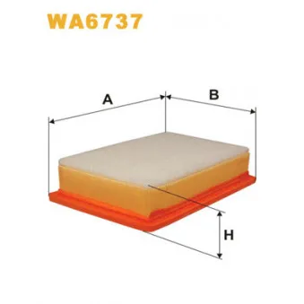 WIX FILTERS WA6737 - Filtre à air