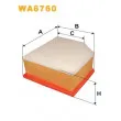WIX FILTERS WA6760 - Filtre à air