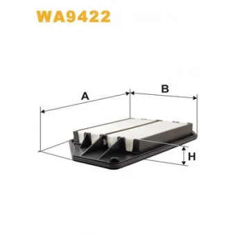Filtre à air WIX FILTERS OEM 17220PLZE01