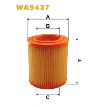 Filtre à air WIX FILTERS OEM 17220PNB505