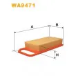 Filtre à air WIX FILTERS [WA9471]