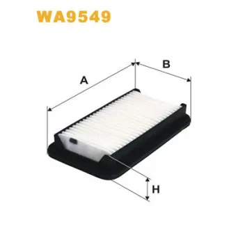 WIX FILTERS WA9549 - Filtre à air