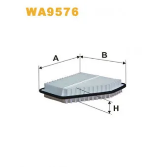 WIX FILTERS WA9576 - Filtre à air