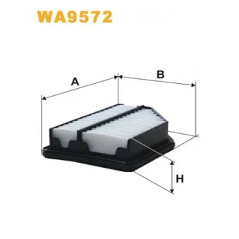 Filtre à air WIX FILTERS OEM 17220RSHE00