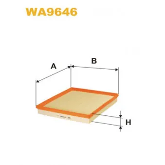WIX FILTERS WA9646 - Filtre à air
