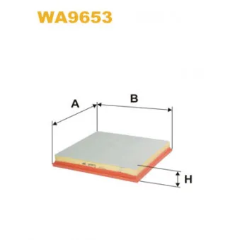WIX FILTERS WA9653 - Filtre à air