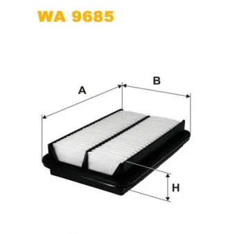 WIX FILTERS WA9685 - Filtre à air