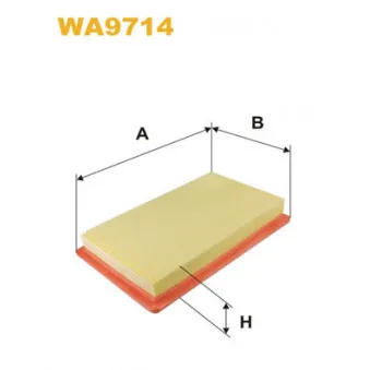 Filtre à air WIX FILTERS OEM 2811305700