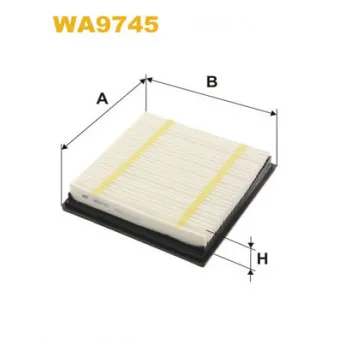 WIX FILTERS WA9745 - Filtre à air