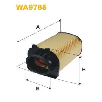 Filtre à air WIX FILTERS OEM 16546HG00B