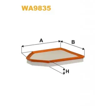 WIX FILTERS WA9835 - Filtre à air