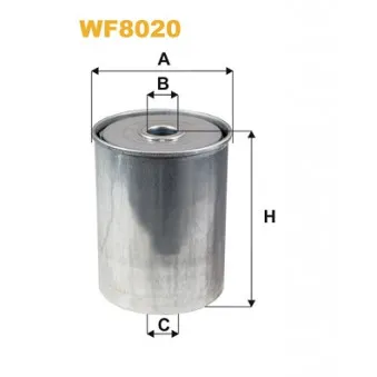 Filtre à carburant WIX FILTERS WF8020
