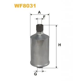 Filtre à carburant WIX FILTERS WF8031