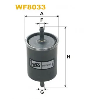 Filtre à carburant WIX FILTERS WF8033