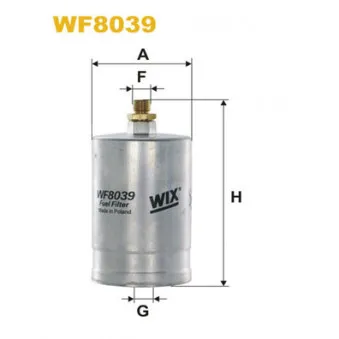WIX FILTERS WF8039 - Filtre à carburant