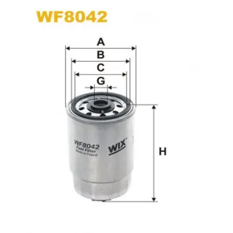 Filtre à carburant WIX FILTERS WF8042