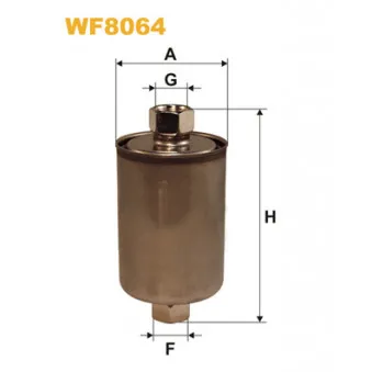 Filtre à carburant WIX FILTERS WF8064