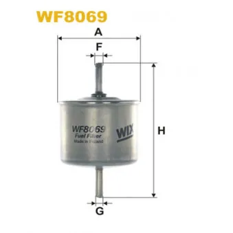 Filtre à carburant WIX FILTERS WF8069