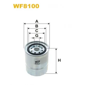 WIX FILTERS WF8100 - Filtre à carburant