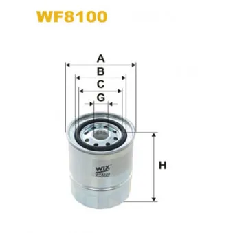 Filtre à carburant WIX FILTERS OEM 16405R8300