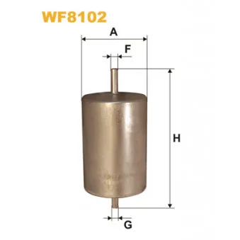 Filtre à carburant WIX FILTERS WF8102