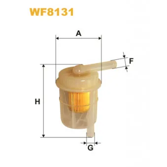 Filtre à carburant WIX FILTERS WF8131