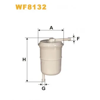 Filtre à carburant WIX FILTERS WF8132