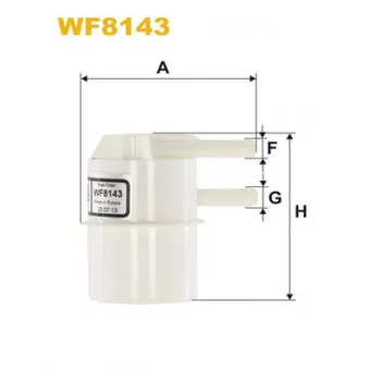 WIX FILTERS WF8143 - Filtre à carburant