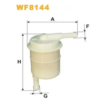 Filtre à carburant WIX FILTERS WF8144
