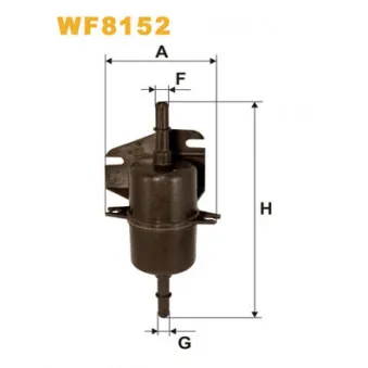 Filtre à carburant WIX FILTERS WF8152