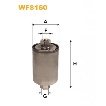 Filtre à carburant WIX FILTERS WF8160