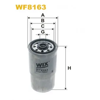 Filtre à carburant WIX FILTERS WF8163
