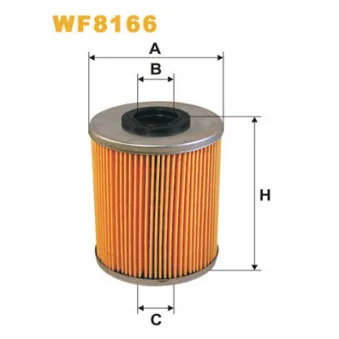Filtre à carburant WIX FILTERS WF8166