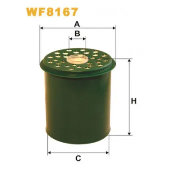 Filtre à carburant WIX FILTERS WF8167
