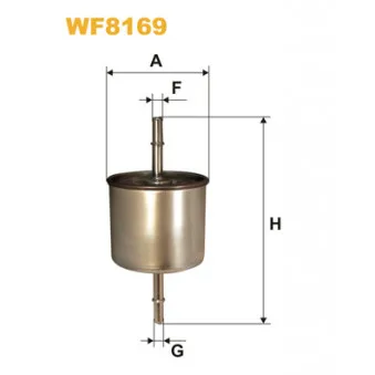 Filtre à carburant WIX FILTERS WF8169
