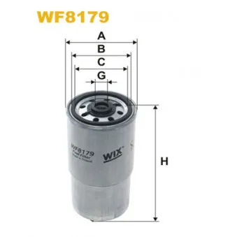 Filtre à carburant WIX FILTERS WF8179