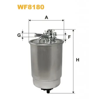 Filtre à carburant WIX FILTERS WF8180