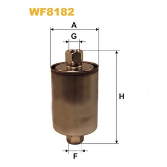 Filtre à carburant MANN-FILTER WK 612/5