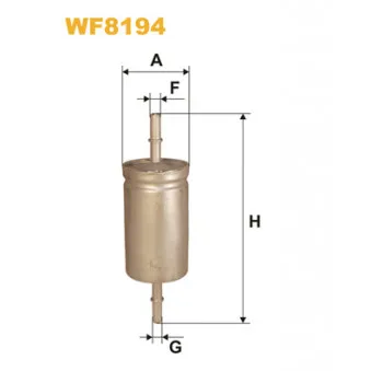 Filtre à carburant WIX FILTERS OEM FF5455