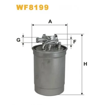 Filtre à carburant WIX FILTERS WF8199