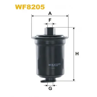 Filtre à carburant WIX FILTERS WF8205